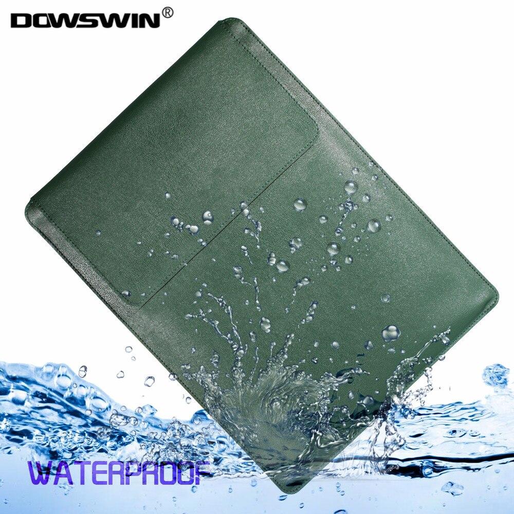 13DOWSWIN Case for Macbook Air 13 11 Pro 13 15 Case For Laptop Bag Sleeve Leather Notebook Bag for Macbook Pro Case Waterproof GreatEagleInc