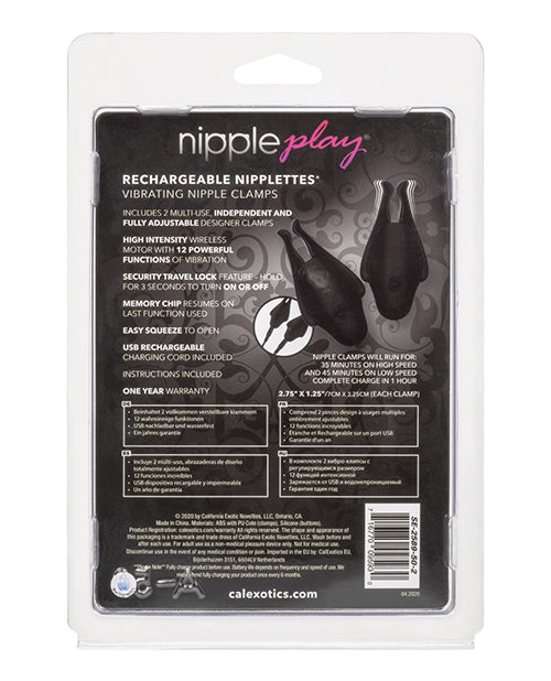 Nipple Play Rechargeable Nipplettes California Exotic Novelties