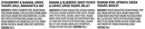 Plum Organics Mighty 4, Organic Toddler Food, Variety Pack, 4 Ounce (Pack of 18) Plum Organics