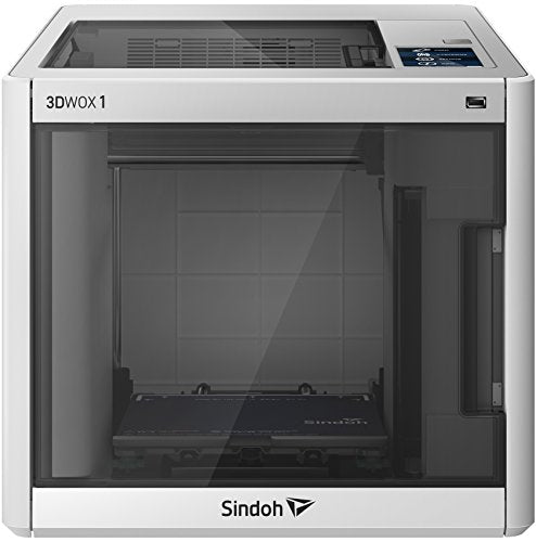 Sindoh - 3D1AQ 3DWOX 1 3D Printer - Open Source Filament, WiFi, Heatable Metal Flex Bed, HEPA Filter, Intelligent Bed Leveling Assistance, Built-in Camera, Low Noise Level, Build Size 8.2