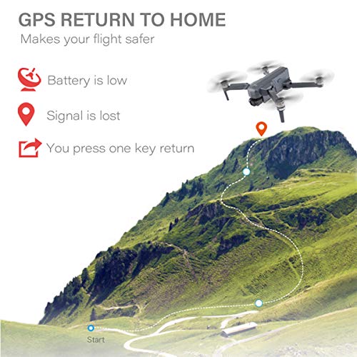 YKRC F11 4K PRO Drone Quadcopter UAV UHD 2-Axis Camera Live Video for Adults GPS 30min Flight Time,Return Home,5G WiFi Transmission,FPV Drone Camera,Long Control Range,Brushless Motor, Auto Hover YKRC