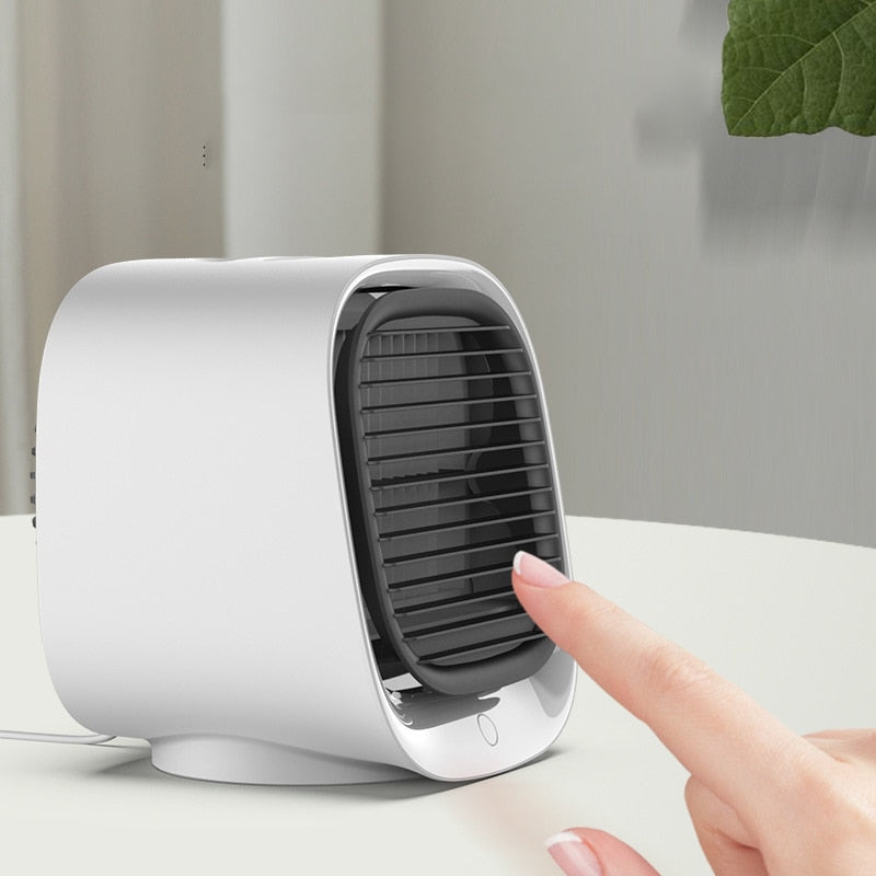 Mini Portable Air Conditioner Multi-function Humidifier Purifier USB Desktop Air Cooler Fan with Water Tank Home 5V GreatEagleInc