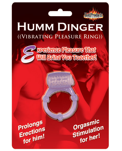 Humm Dinger Vibrating Cockring - Glow In The Dark Hott Products