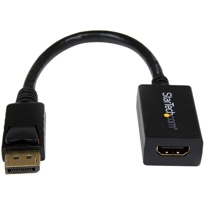 StarTech.com DisplayPort to HDMI Video Converter - Video - audio adapter - DisplayPort - HDMI - 19 pin HDMI (F) - DisplayPort (M) StarTech.com