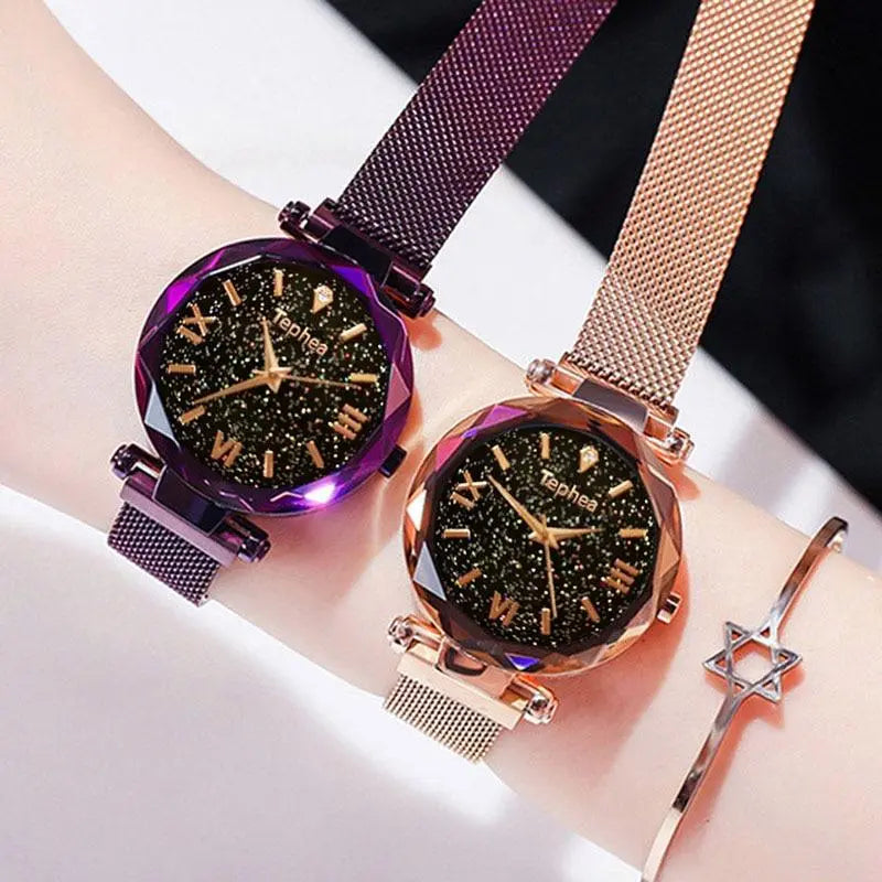 Luxury Women Watches Magnetic Starry Sky Female Clock Quartz Wristwatch Fashion Ladies Wrist Watch reloj mujer relogio feminino GreatEagleInc