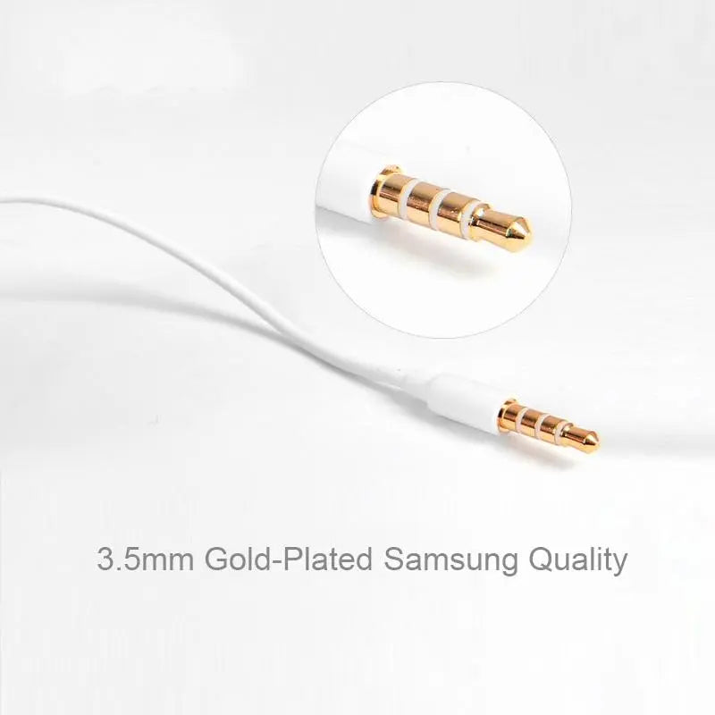 Samsung Earphones EHS64 Headsets With Built-in Microphone 3.5mm In-Ear Wired Earphone For Smartphones with free gift (White) GreatEagleInc