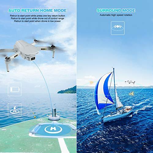 EACHINE EX5 GPS Mini Drone with 4K UHD Camera for Adults 5G GHz Wifi FPV Floadbale Drones Quadcopter with Brushless Motor 1000m Control Range, 60 Mins Flight Time，Auto Return Home, Follow Me EACHINE