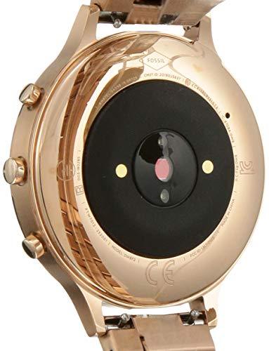 Fossil Women's 42MM Charter HR Heart Rate Stainless Steel Hybrid HR Smart Watch, Color: Rose Gold (Model: FTW7012) Fossil