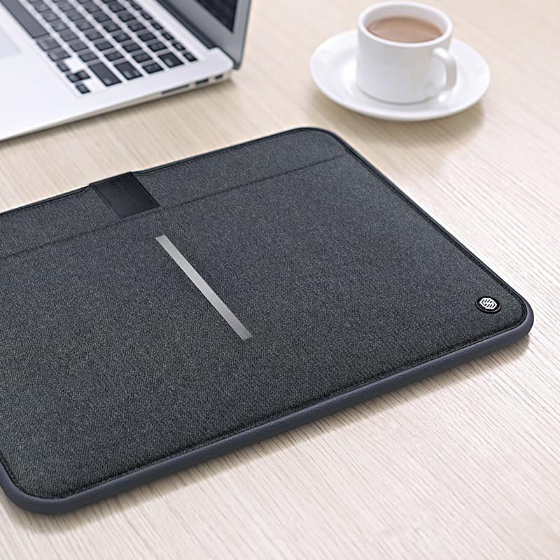 NILLKIN Laptop bag under 16'' 13.3'' laptop sleeve Waterproof PU Leather Bag for Macbook Notebook Bag Protector Cover housing GreatEagleInc