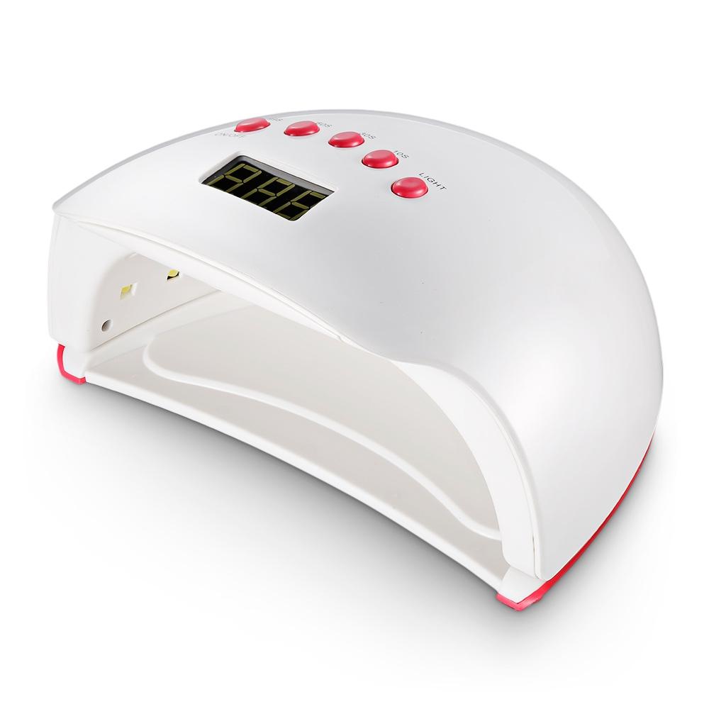 UV - 0148 49W UV LED Light Gel Nail Manicure Timer Painless Magnifier Lamp Motion Detector GreatEagleInc