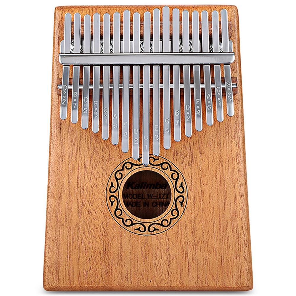 W - 17T 17 Keys Tone Wooden Thumb Piano Portable Finger Musical Instrument GreatEagleInc