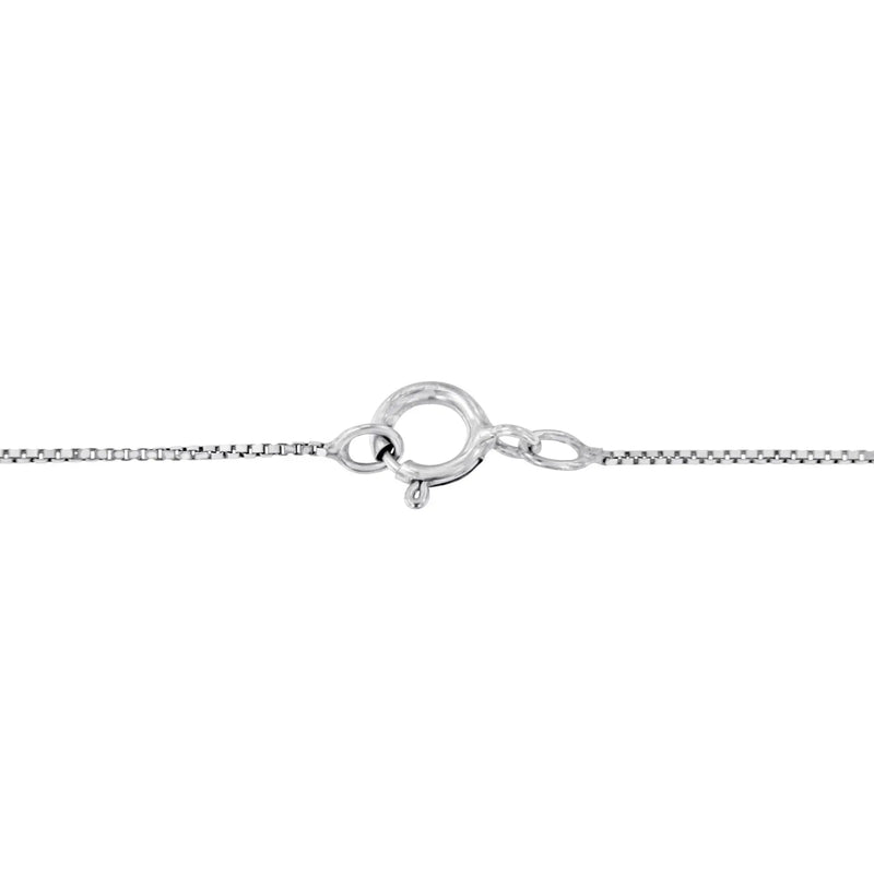 .925 Sterling Silver 1/4 Cttw Brilliant-Cut Diamond Open Heart Twisted Awareness Ribbon 18" Pendant Necklace (H-I Color, I1-I2 Clarity) Infinite Jewels