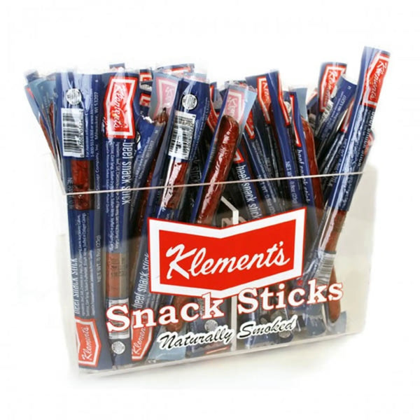 0.8 oz Klement's Natural Smoke Beef Sticks Distributed Consumables