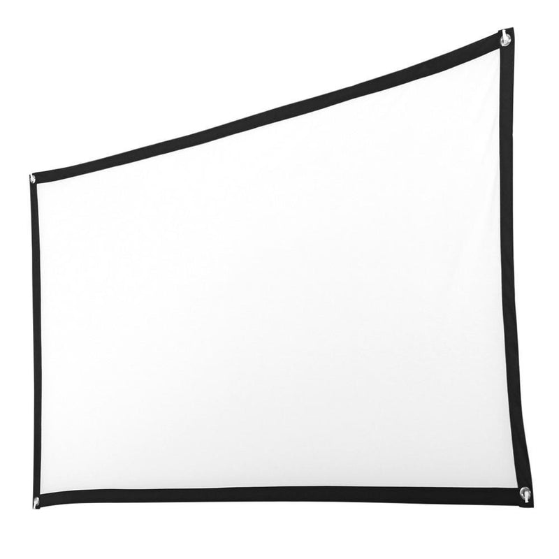 16:9 Projector Screen Fabric 100 120 Inch Screen Projection Portable Reflective Cloth For Xgimi H3 H2 YG400 For Beamer