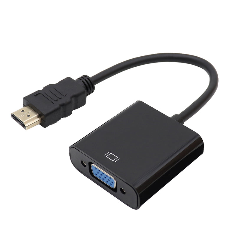 HDMI-compatible To VGA Conversion Cable Adapter Connects HDMI-compatible VGA Port For PC Laptop Smart TV Box Other Devices
