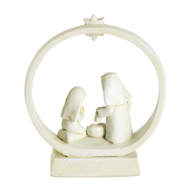 1-Piece Holy Family In Creche 4.625in Dicksons Inc