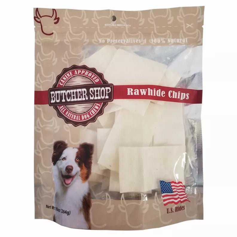 10 Oz Rawhide Chips Strips Boss Pet Products