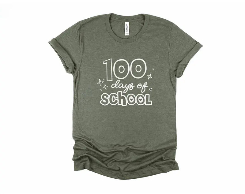 100 Days Of School Shirt | Student or Teacher Shirt Stiles Tee