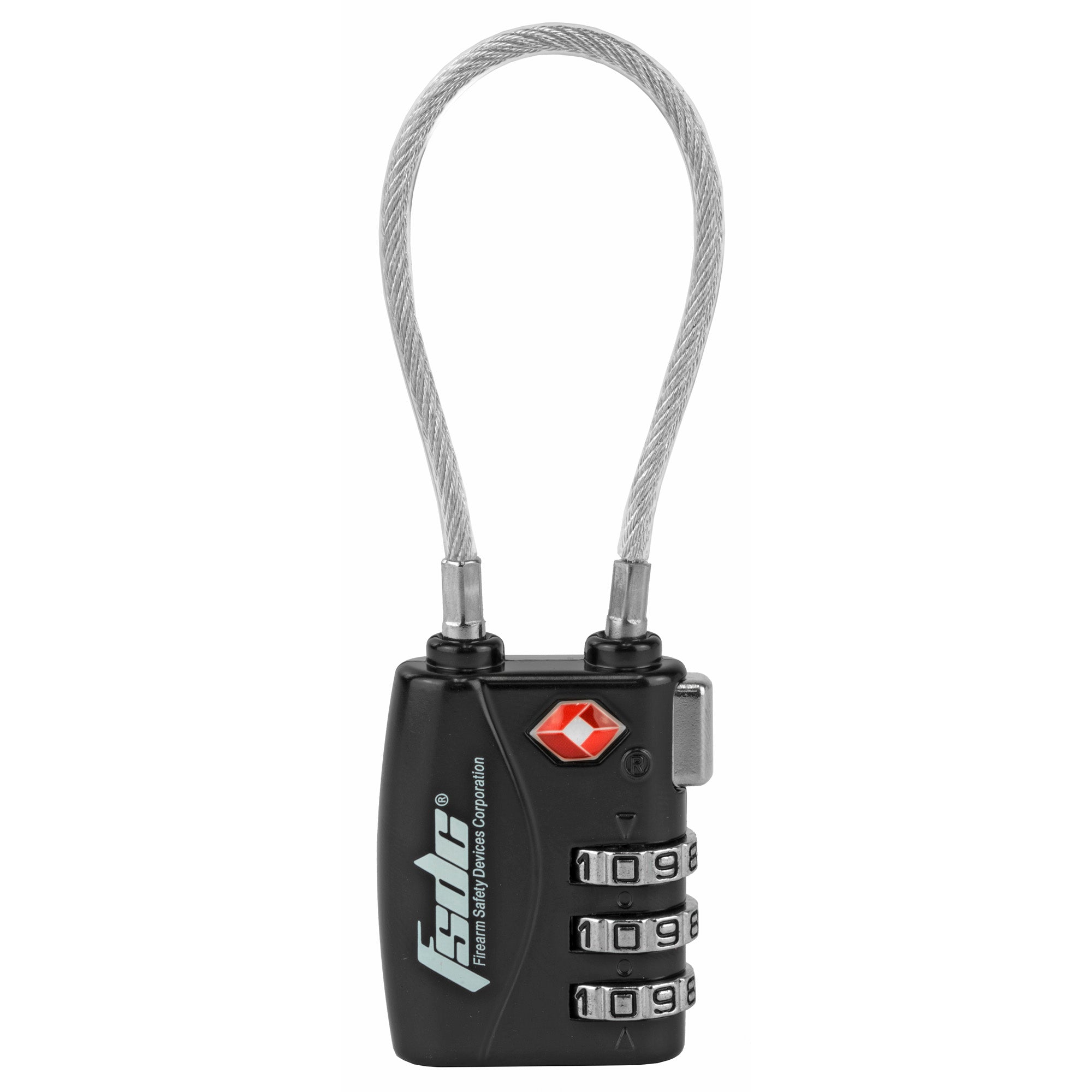 Fsdc 3-dial Tsa Combo Cable Lock - GreatEagleInc