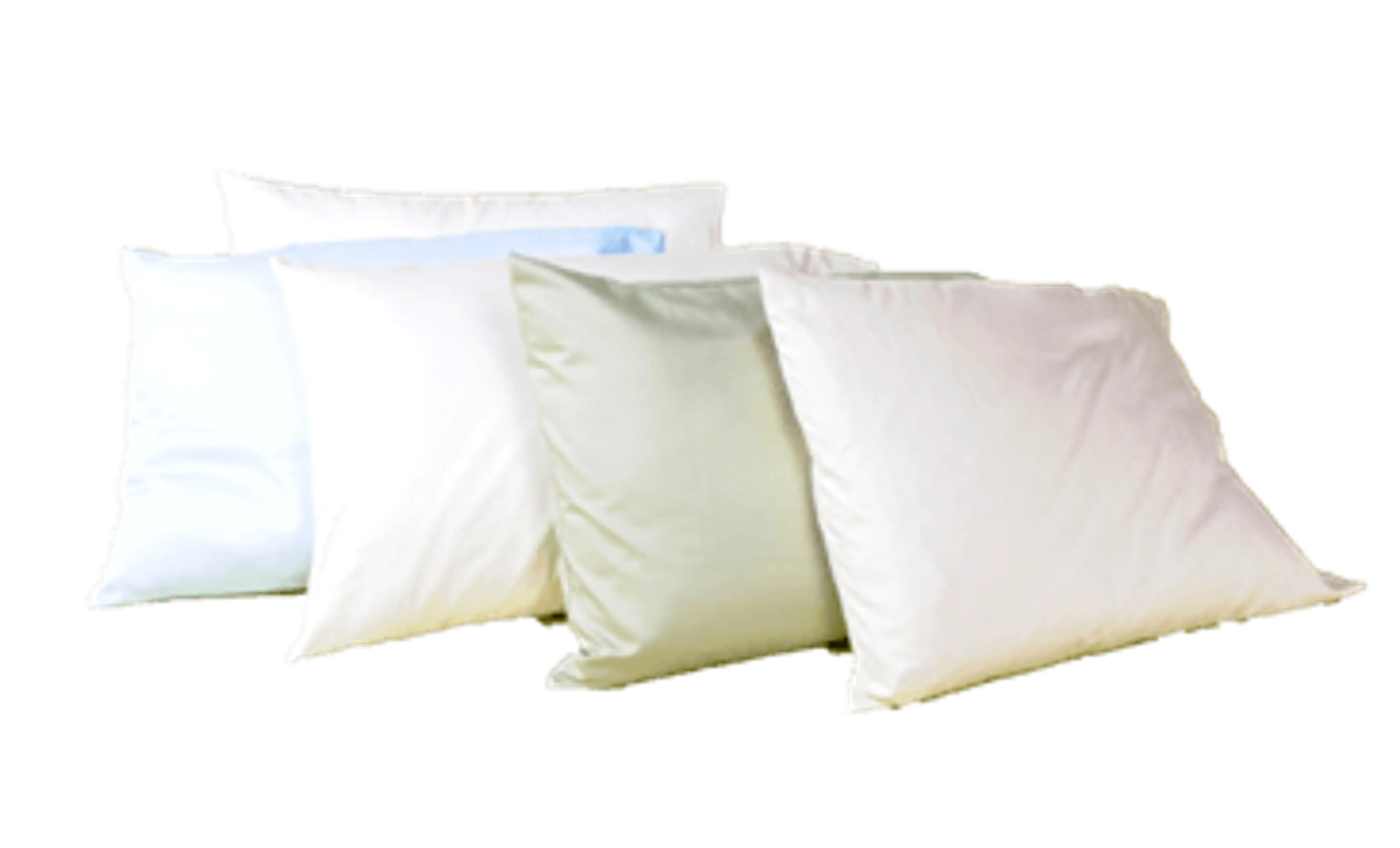 100% GOTS Organic Cotton Pillow w/zip White Lotus Home