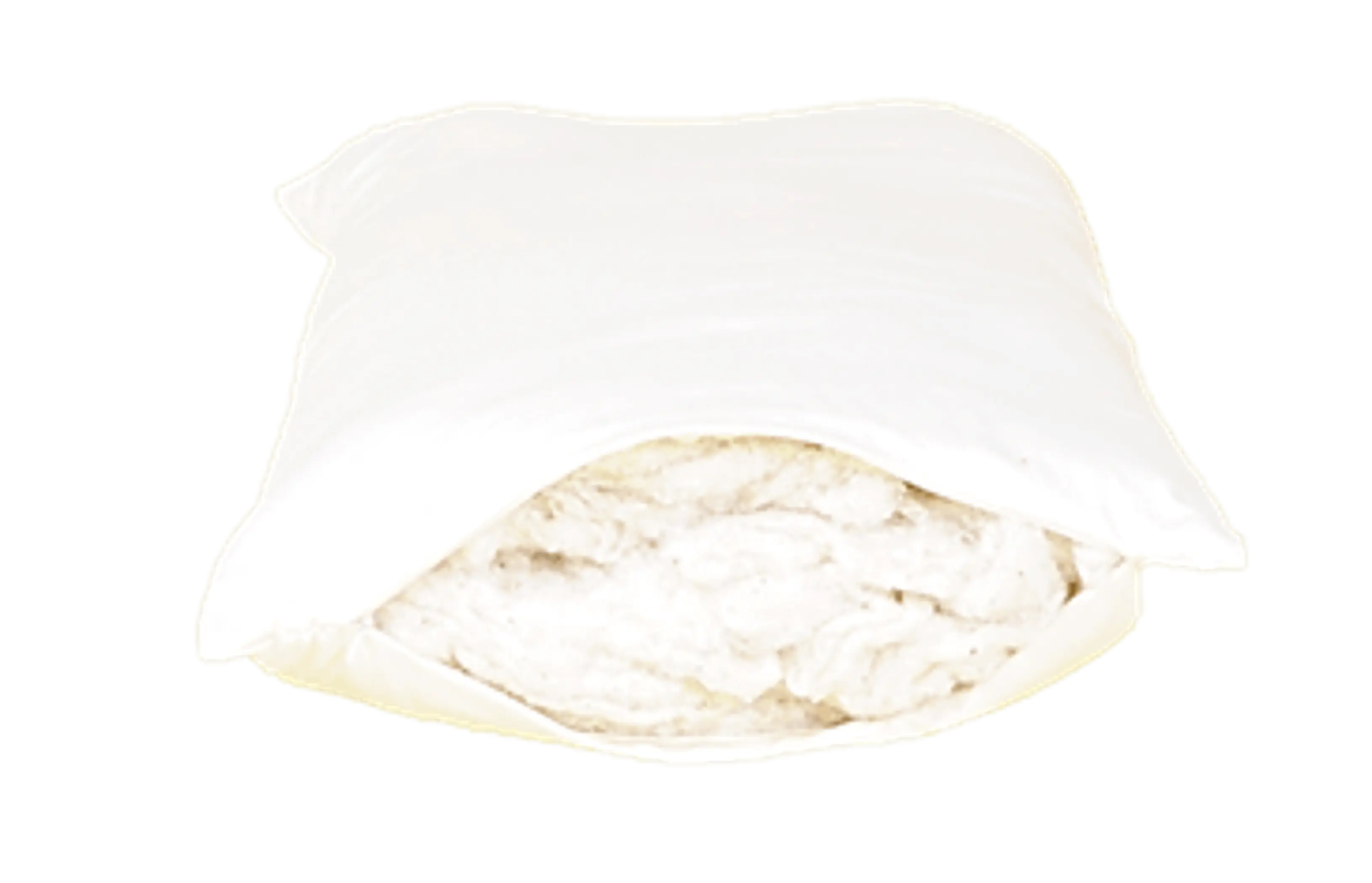 100% GOTS Organic Cotton Pillow w/zip White Lotus Home
