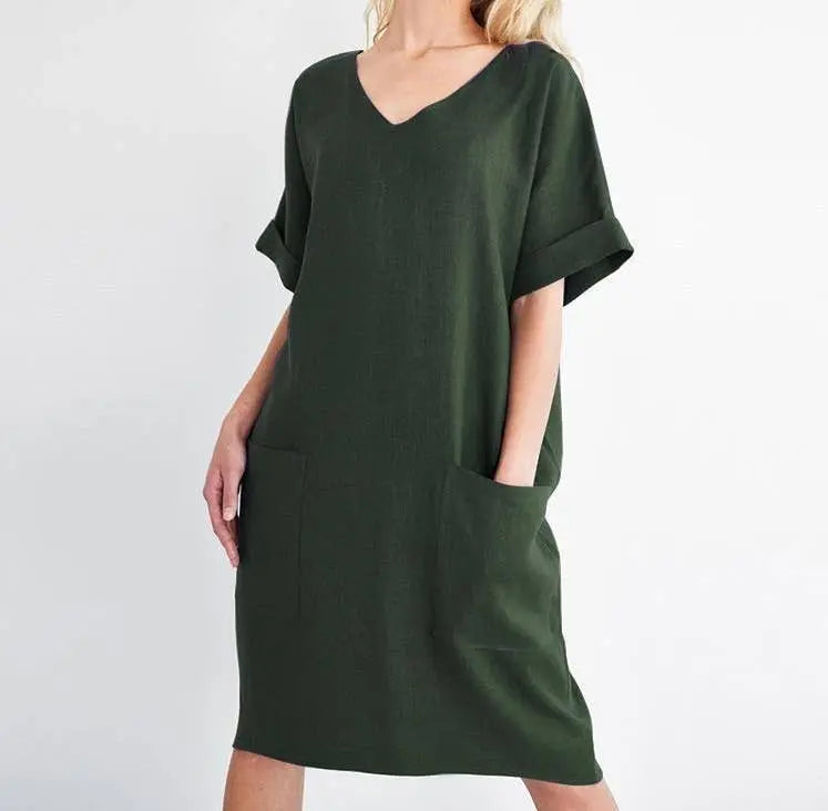 100% Linen Dress Maxi Dress Own Design Style 15 Pawsome Pet