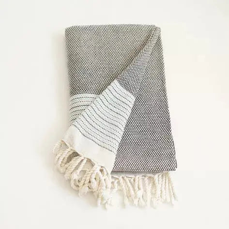100% Turkish Cotton Handwoven Throw Blankets MIKE & Co. NEW YORK
