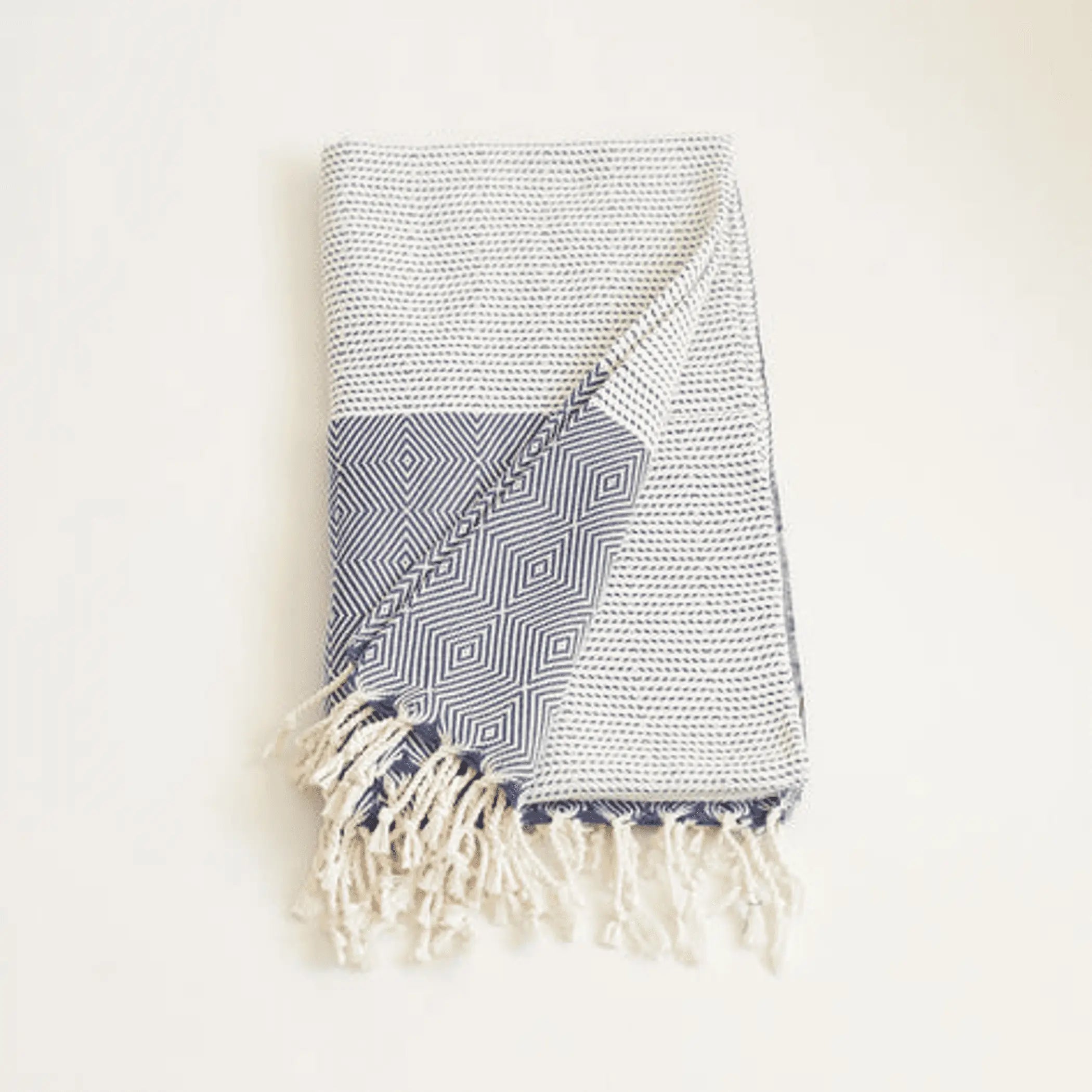 100% Turkish Cotton Handwoven Throw Blankets MIKE & Co. NEW YORK