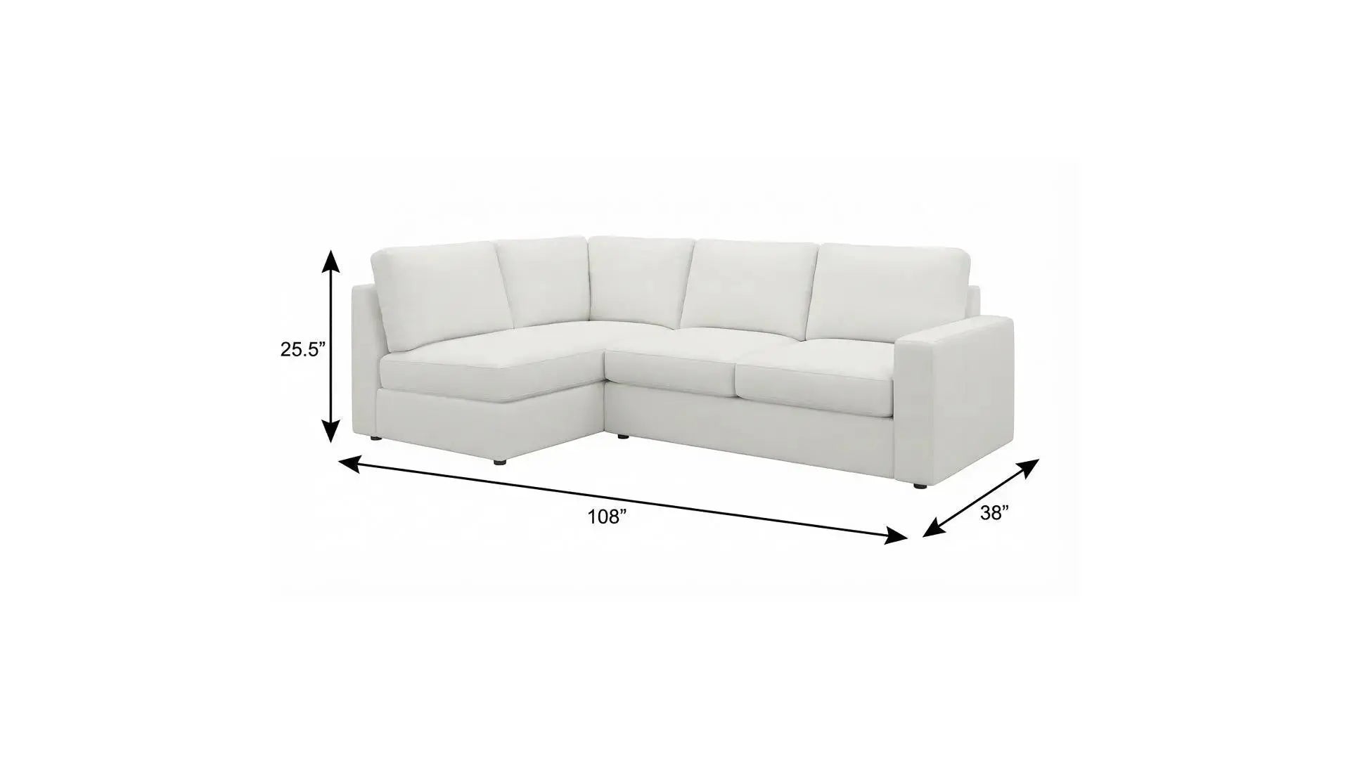 108" Beige Chenille Modular Sofa With Toss Pillows Homeroots Living Room