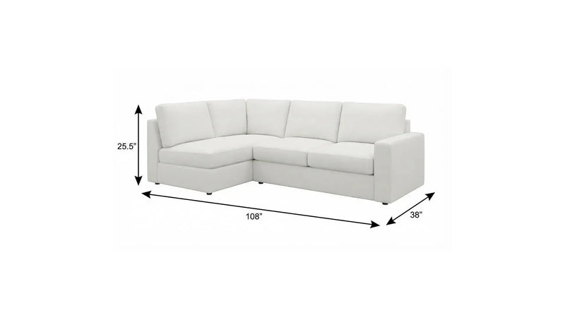 108" Beige Chenille Modular Sofa With Toss Pillows Homeroots Living Room