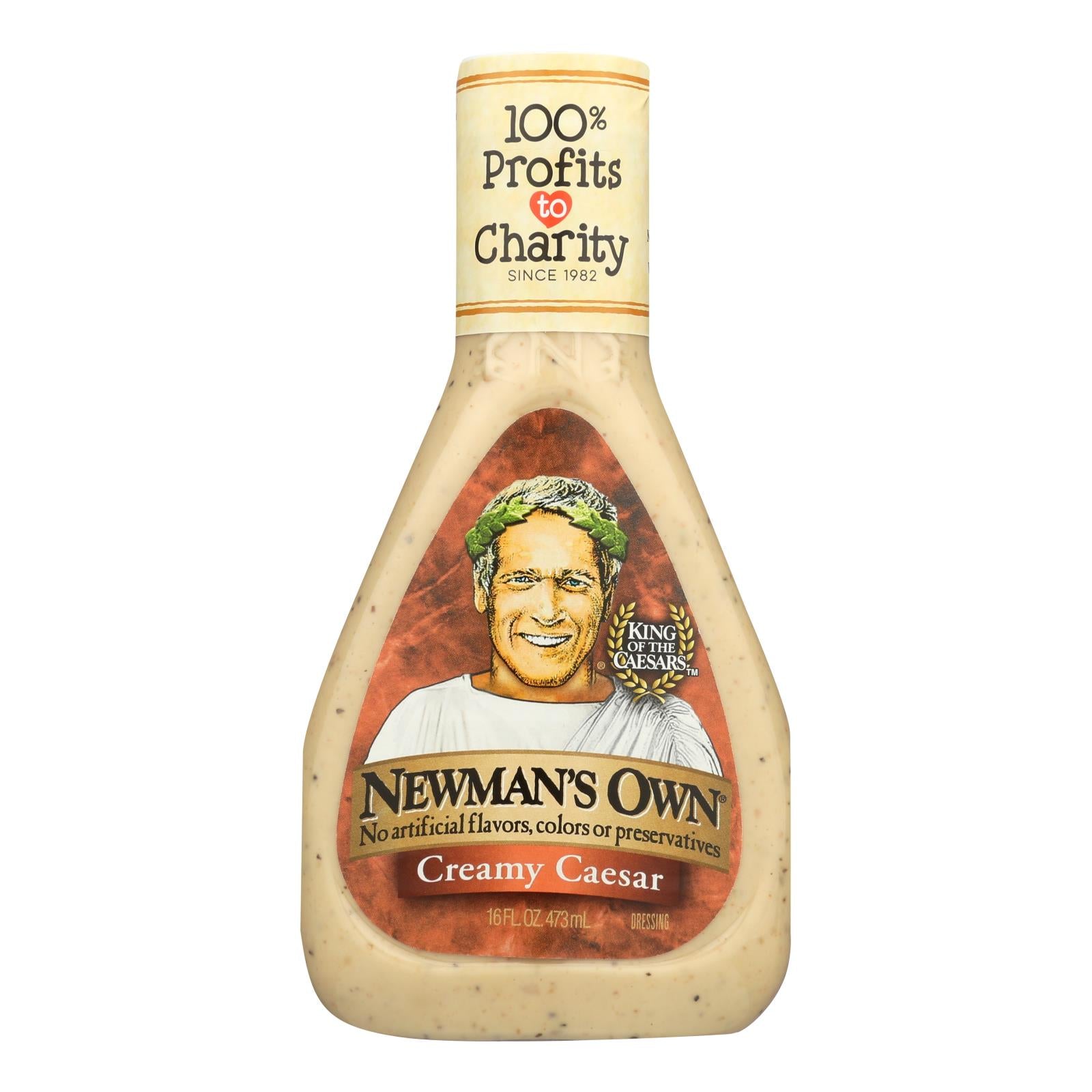 Newman's Own Caesar Dressing - Creamy - Case Of 6 - 16 Fl Oz. - GreatEagleInc