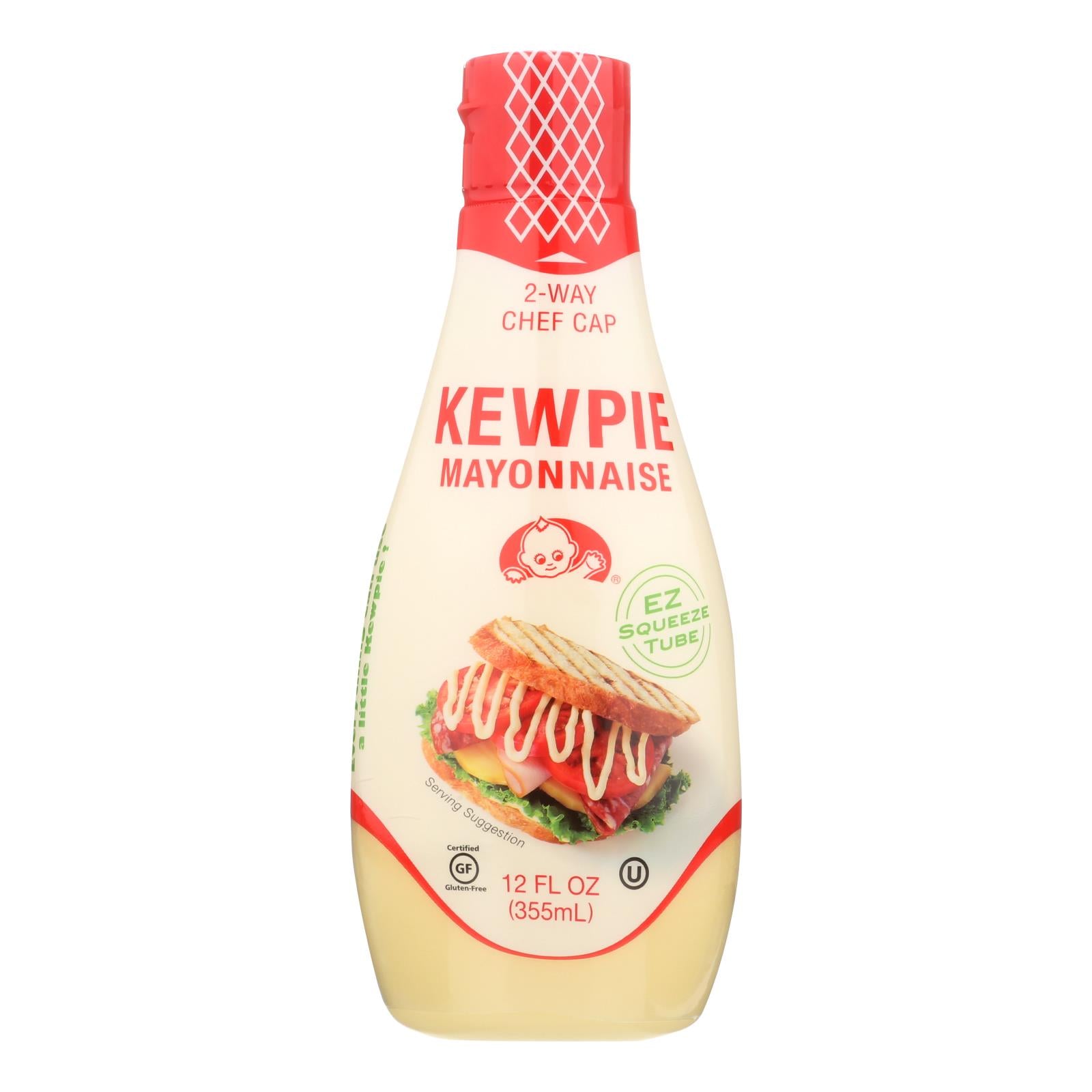 Kewpie Squeeze Tube Mayonnaise  - Case Of 6 - 12 Oz - GreatEagleInc