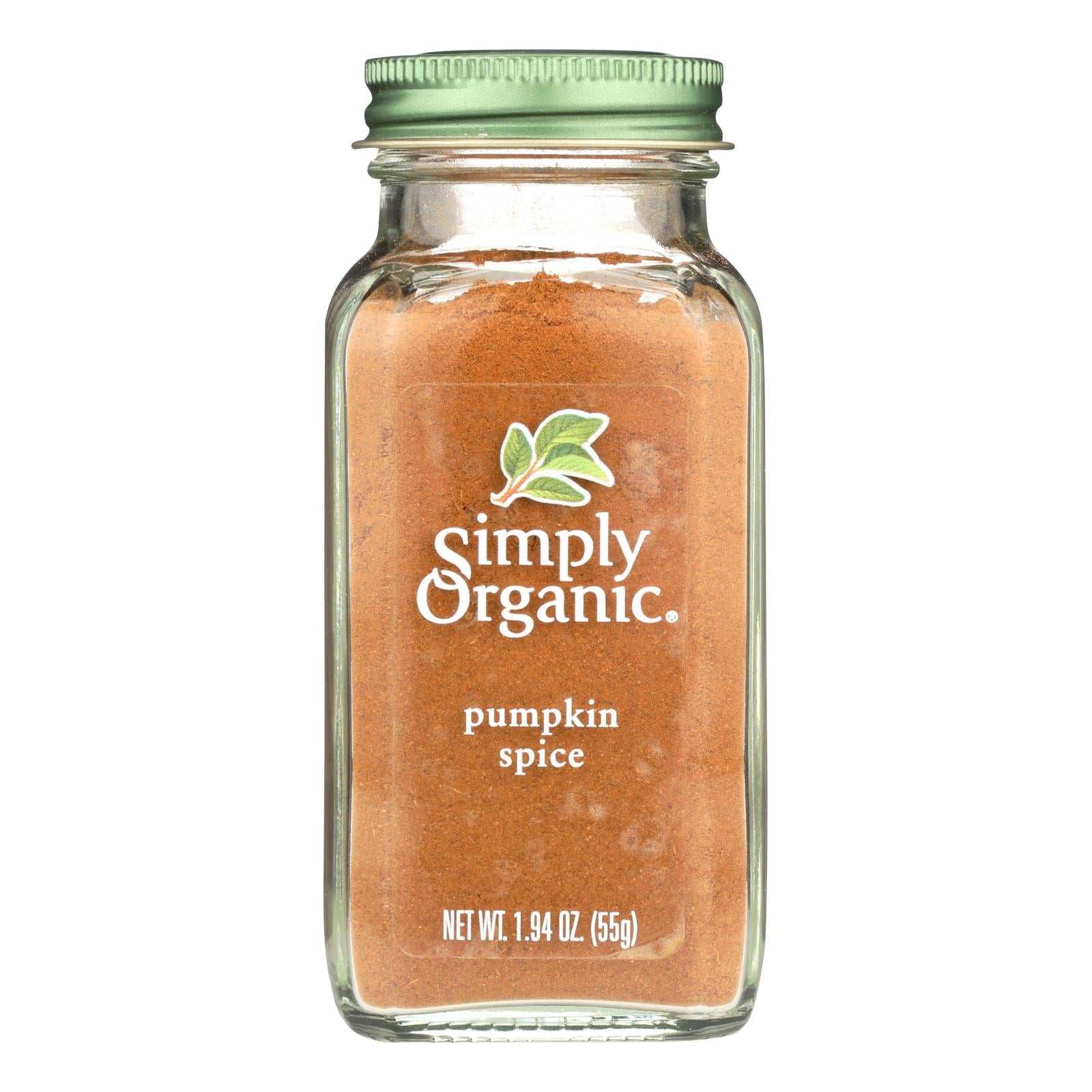 Simply Organic Pumpkin Spice - Case Of 6 - 1.94 Oz. - GreatEagleInc