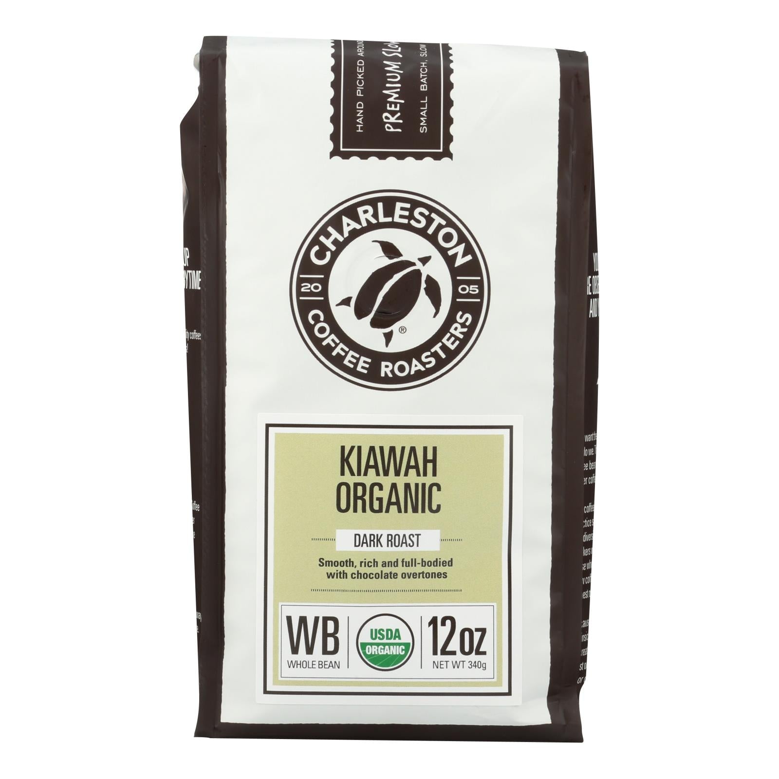 Charleston Coffee Roasters - Coffee Kiawah Whole Bean - Case Of 6 - 12 Oz - GreatEagleInc