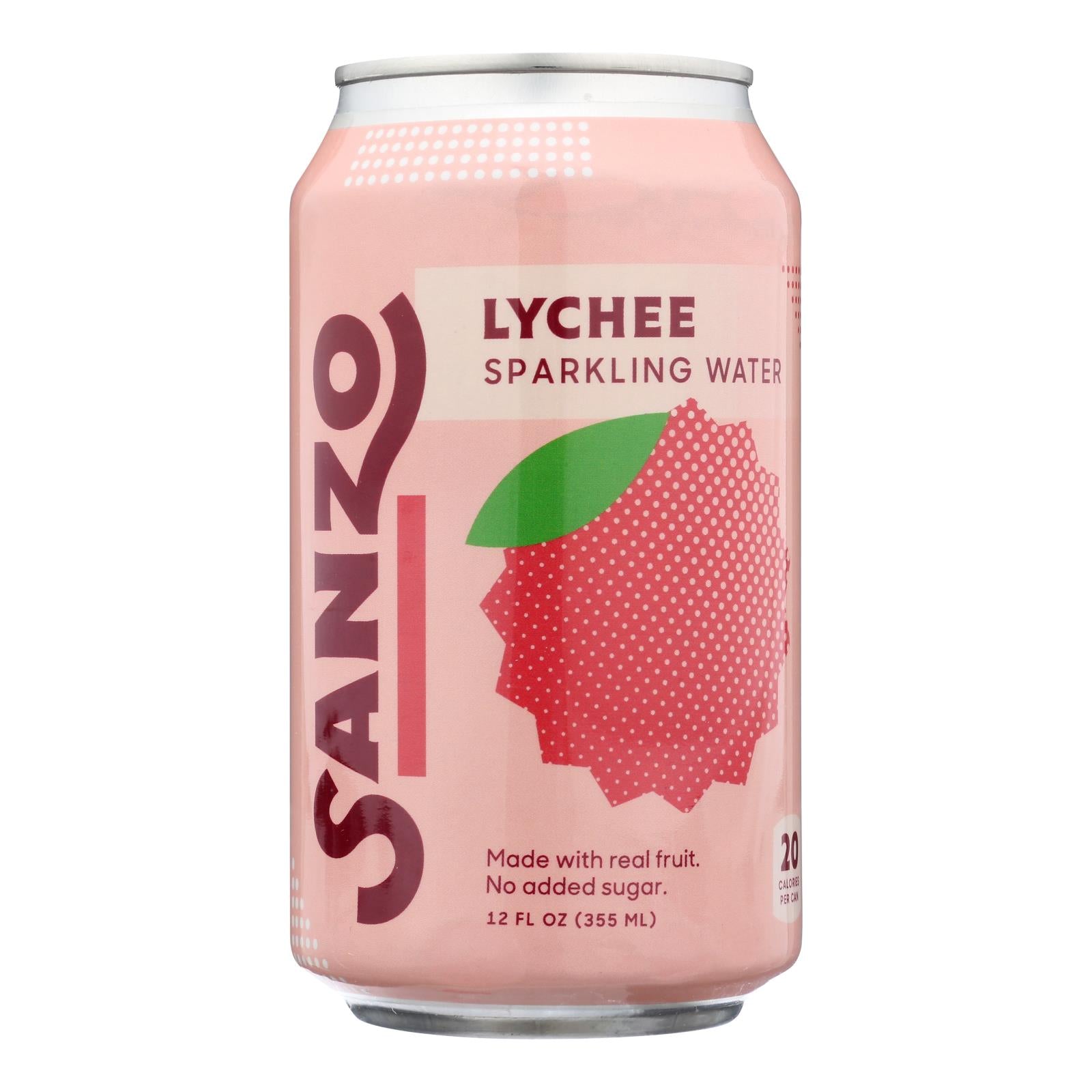 Sanzo - Sparkling Water Lychee - Case Of 12-12 Fz - GreatEagleInc