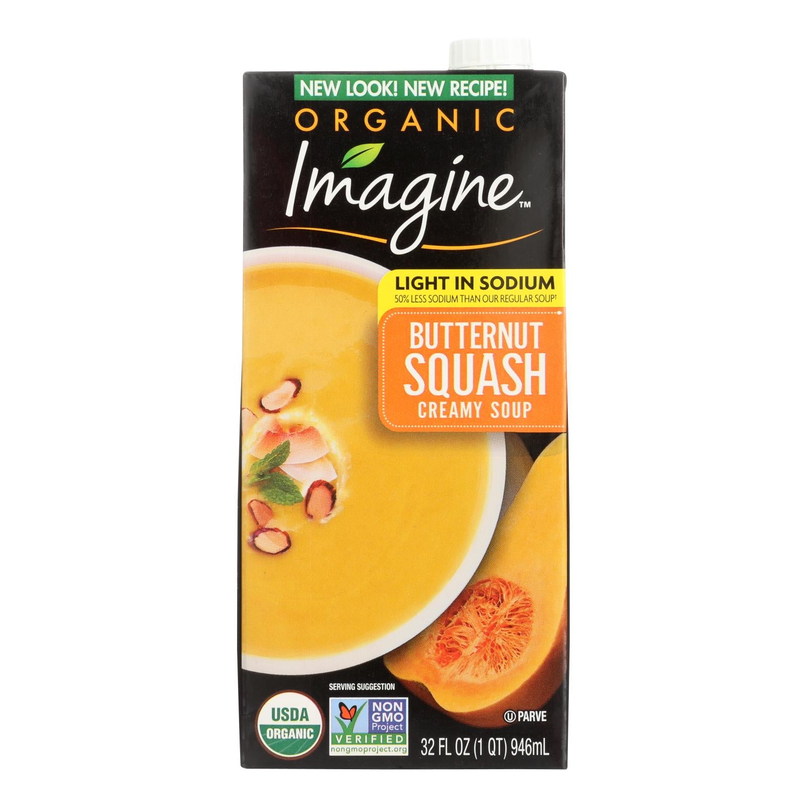 Imagine Foods - Soup Creamy Btrnt Sq Ls - Case Of 6-32 Fz - GreatEagleInc