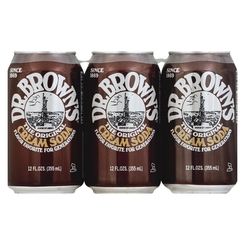 Dr. Brown - Soda Cream - Case Of 4 - 6/12 Fz