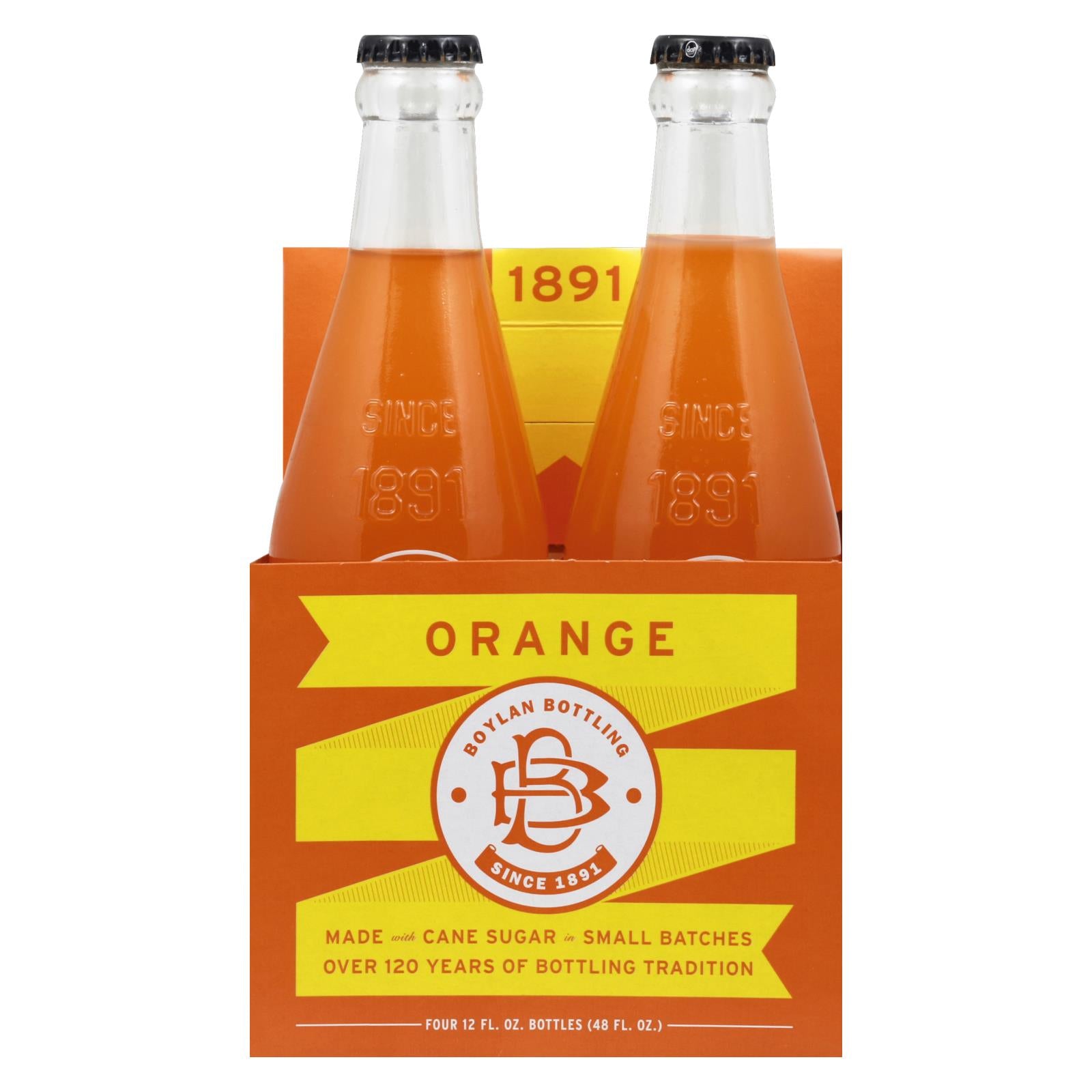 Boylan Bottling - Soda Orange - Case Of 6 - 4/12 Oz - GreatEagleInc