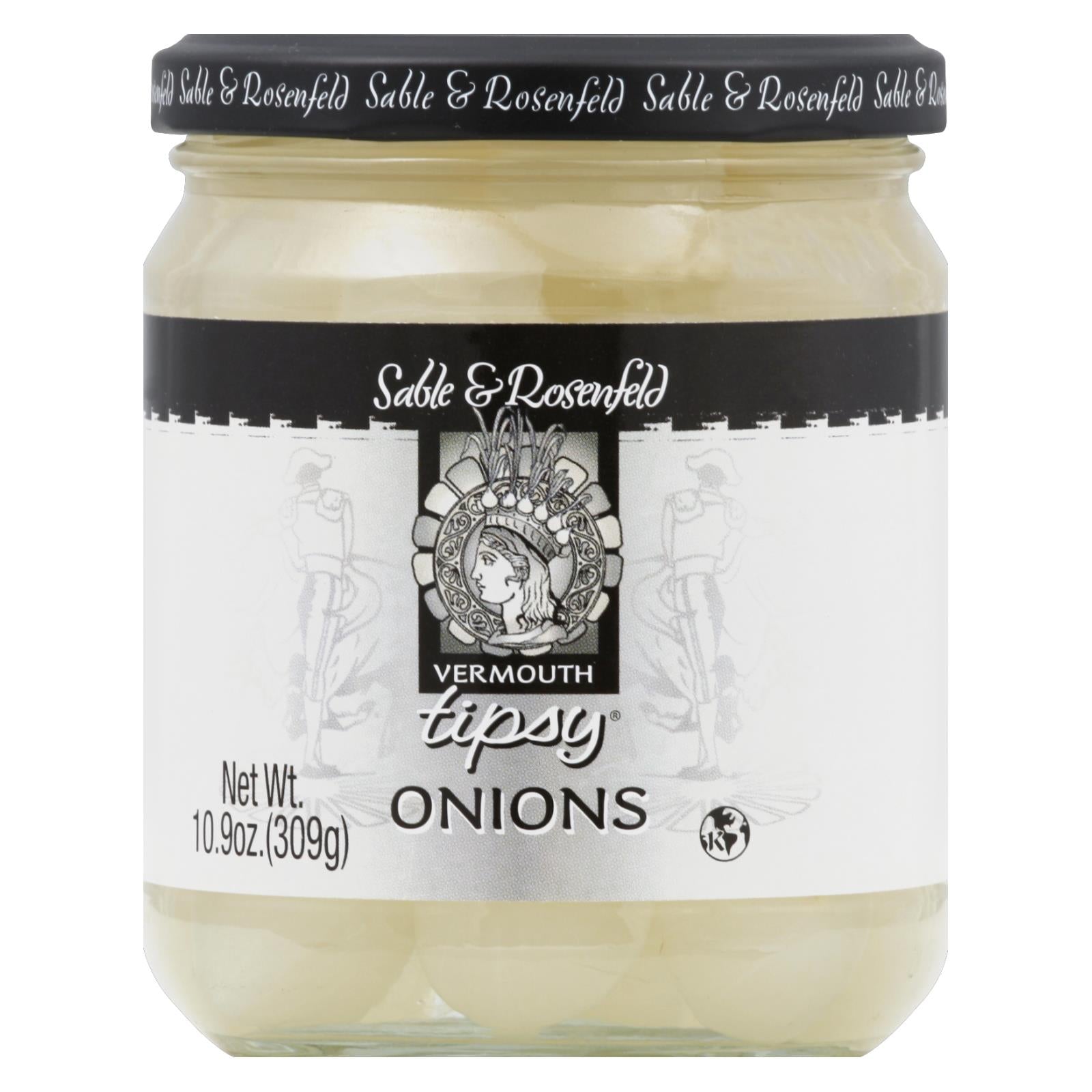 Sable And Rosenfeld Vermouth Tipsy - Onions - Case Of 6 - 10.9 Oz. - GreatEagleInc