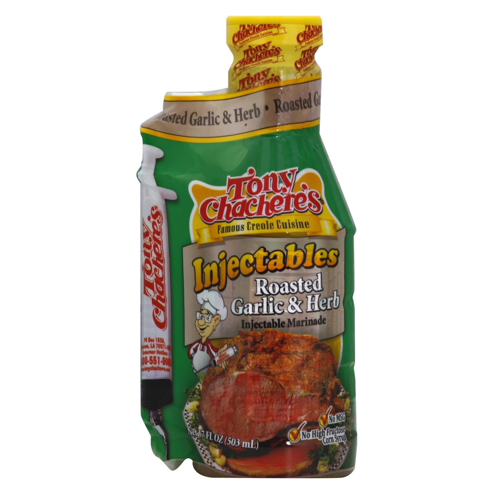 Tony Chachere's Injectable Marinade - Case Of 6 - 17 Oz - GreatEagleInc