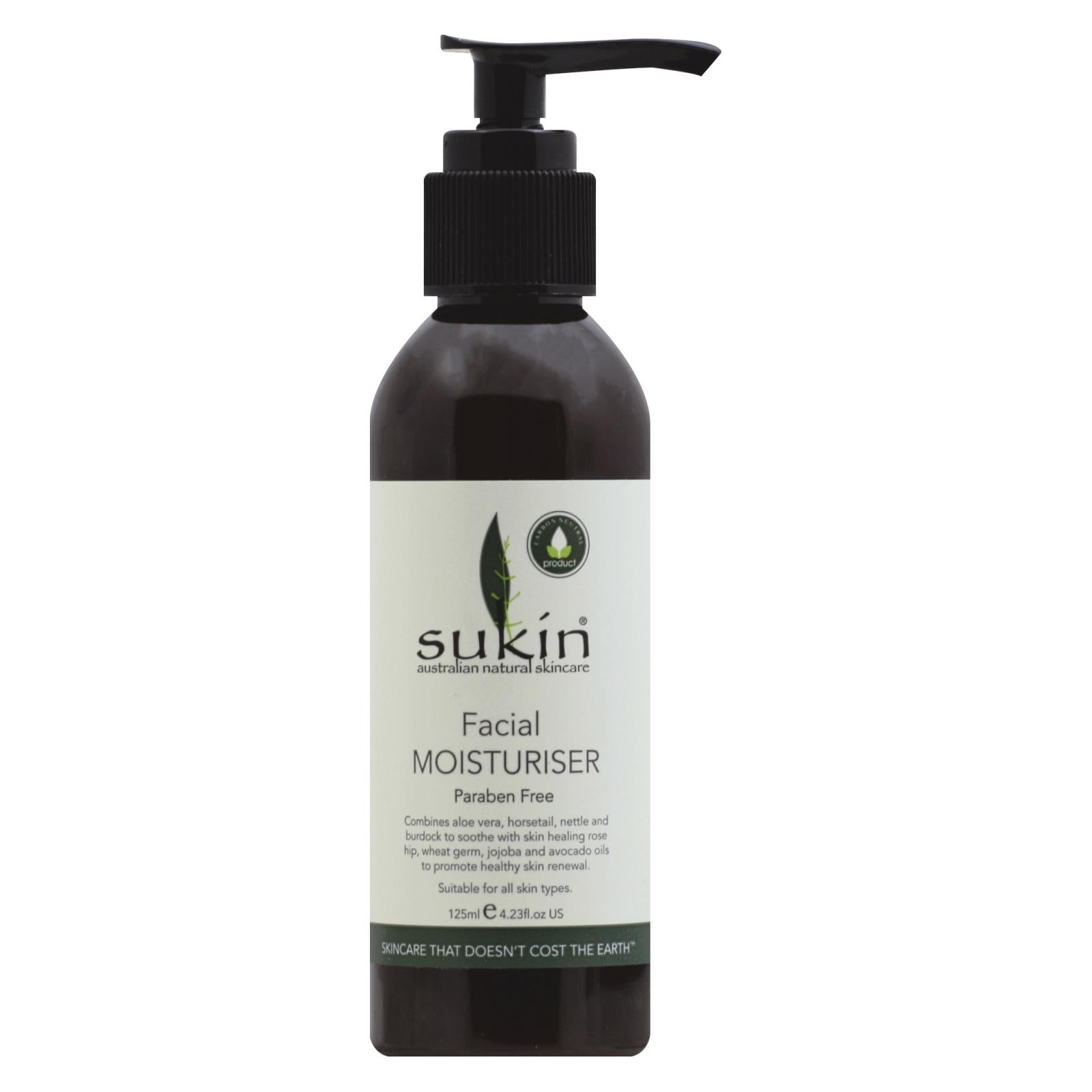 Sukin - Facial Moisturiser - 1 Each - 4.23 Fz - GreatEagleInc