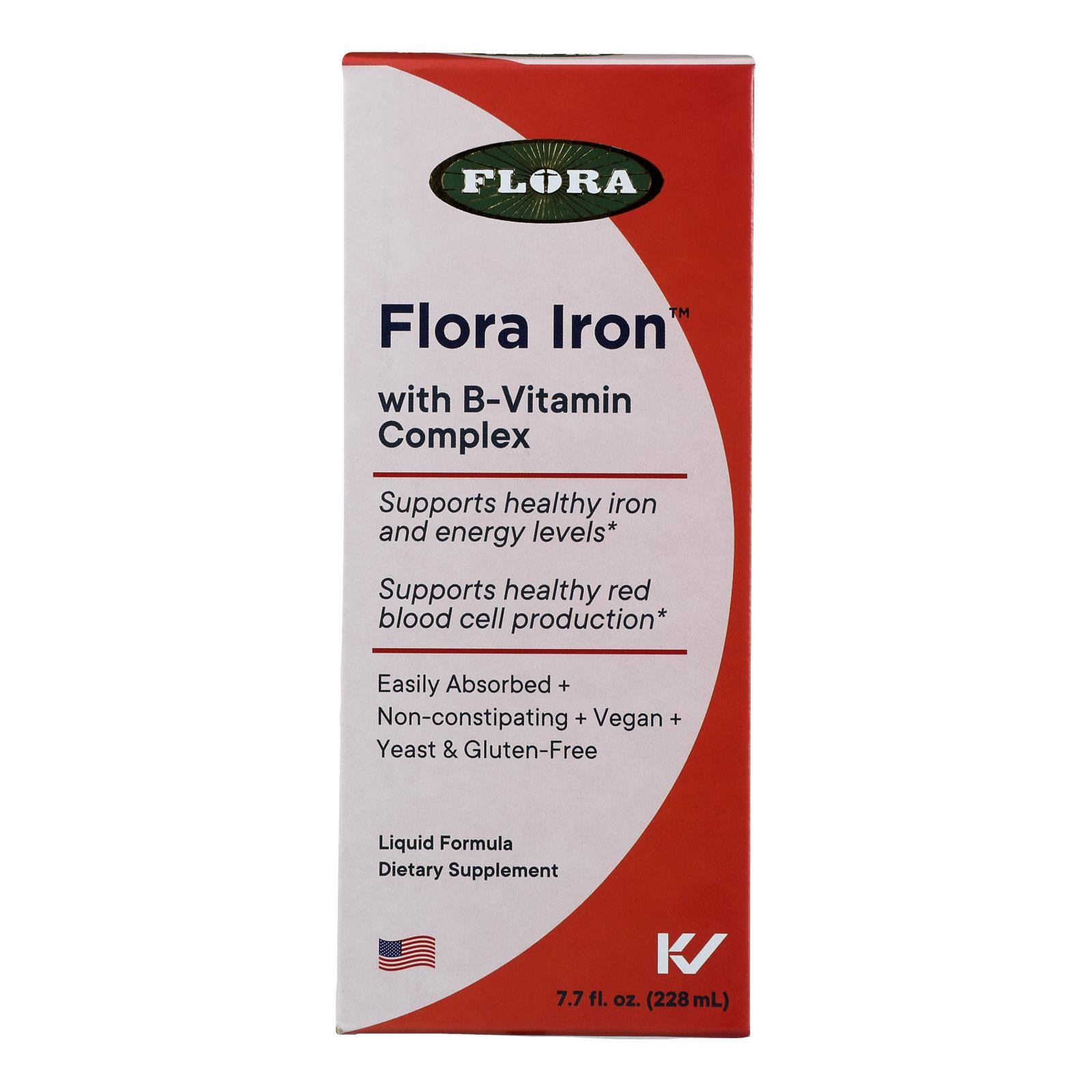 Flora - Iron Herb Liquid - 1 Each-7.7 Oz - GreatEagleInc