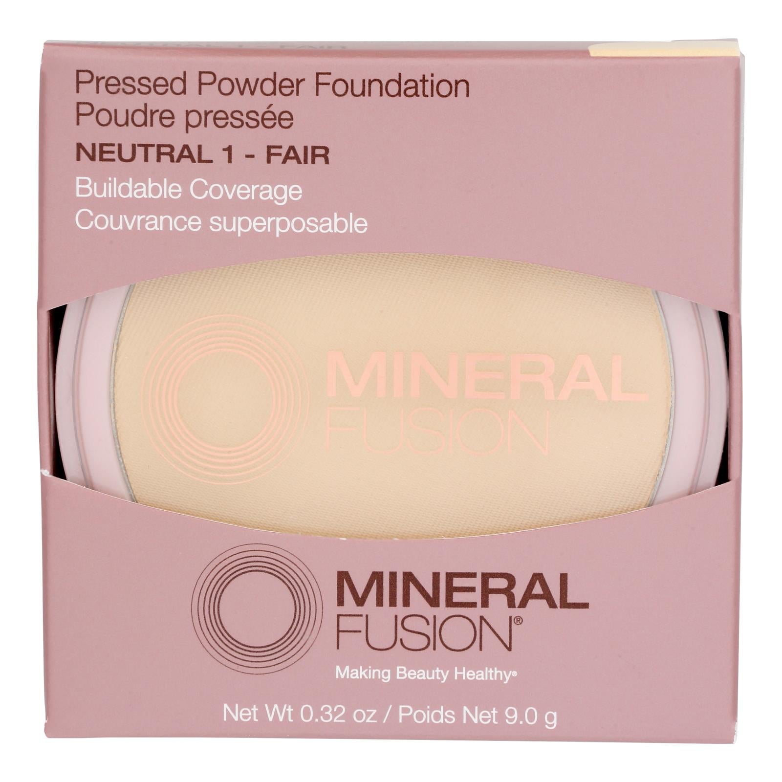 Mineral Fusion - Mkup Pressed Base Ntrl 1 - 1 Each-.32 Oz - GreatEagleInc