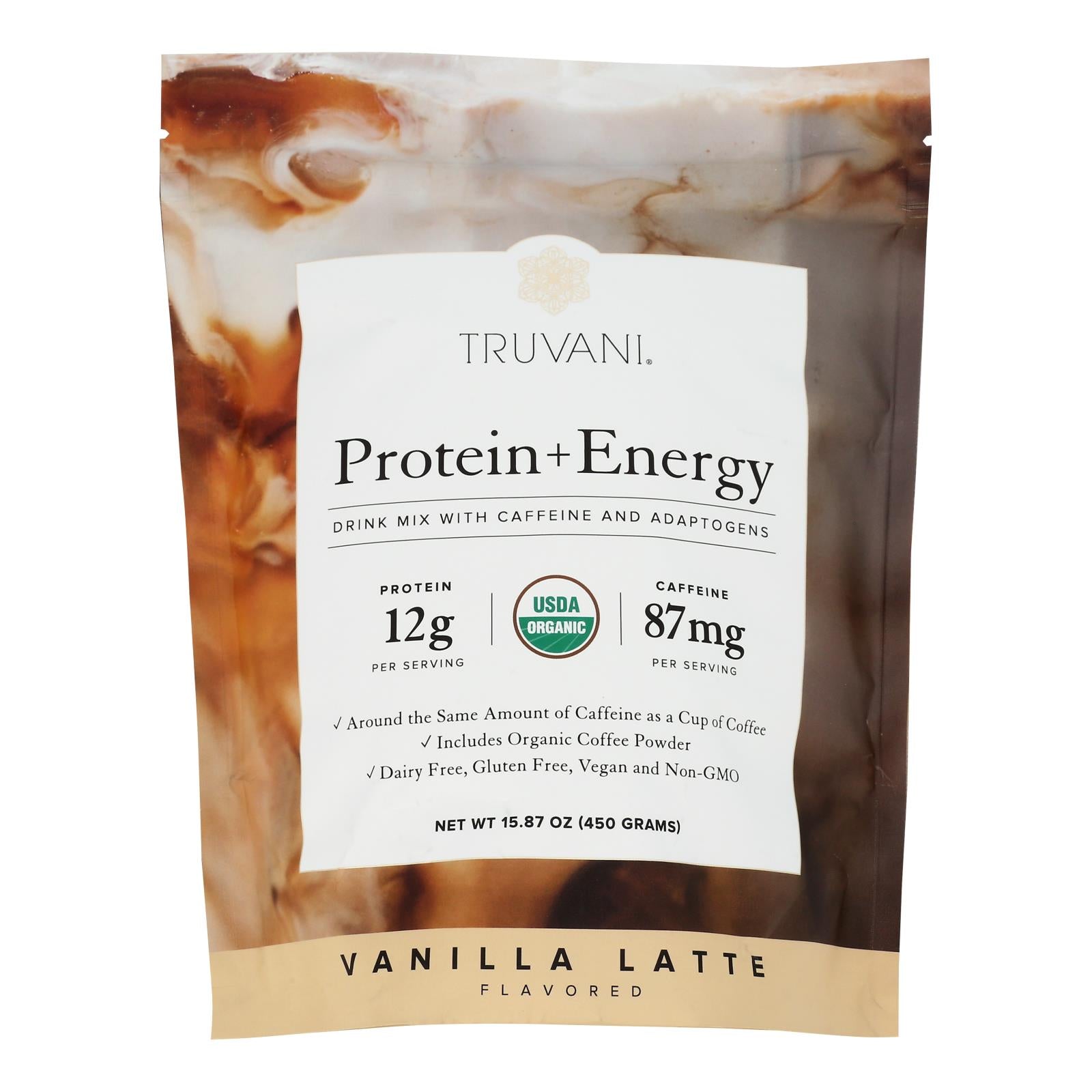 Truvani - Drink Mx Energy Vanilla Lat - 1 Each-15.87 Oz - GreatEagleInc