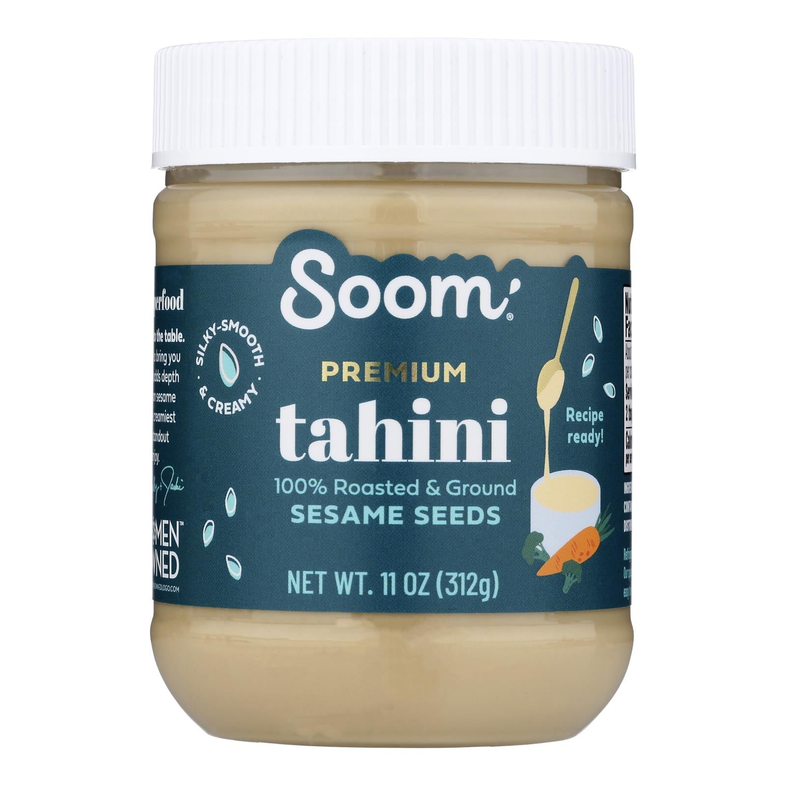 Soom - Tahini Sesame - Case Of 6-11 Oz - GreatEagleInc
