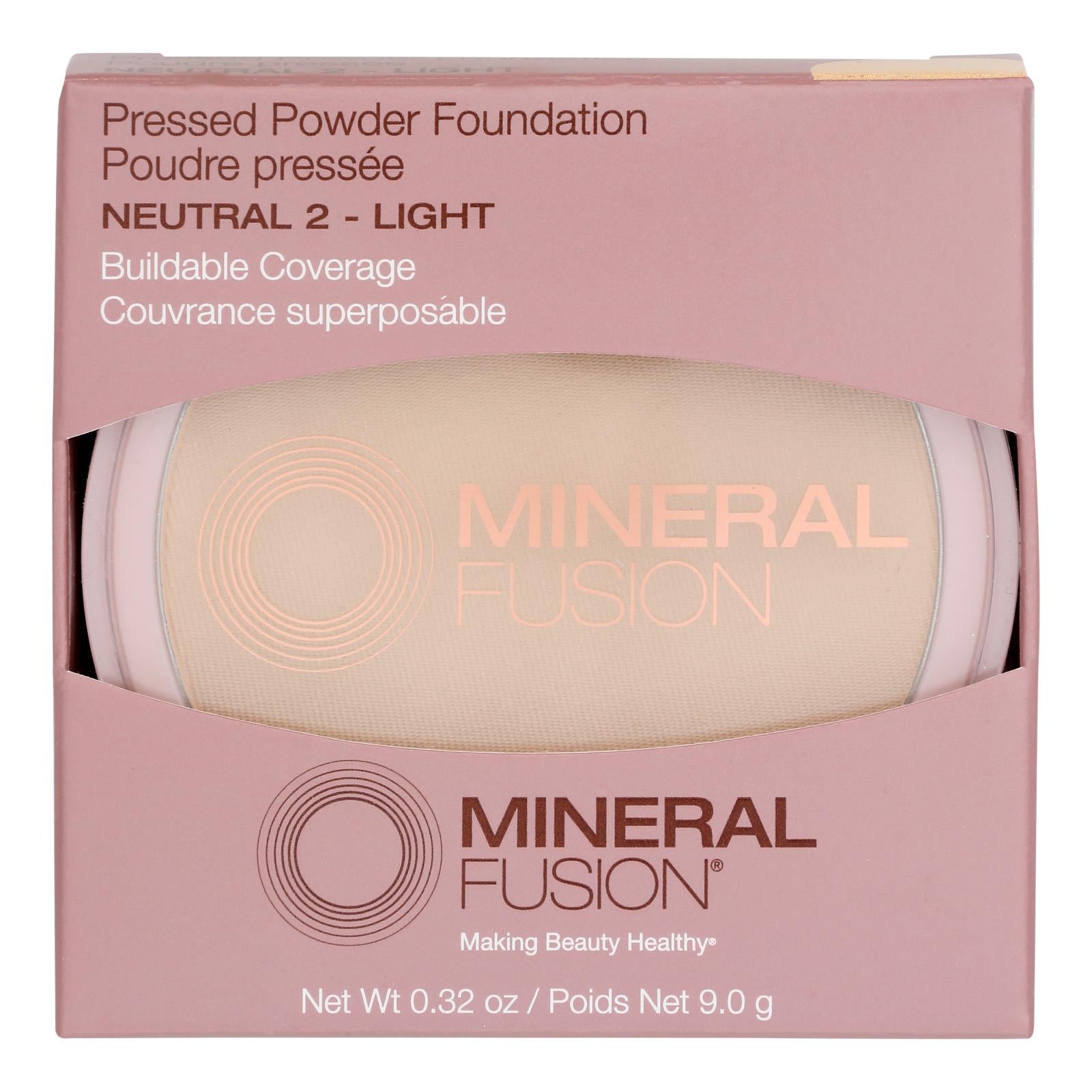 Mineral Fusion - Mkup Pressed Base Ntrl 2 - 1 Each-.32 Oz - GreatEagleInc