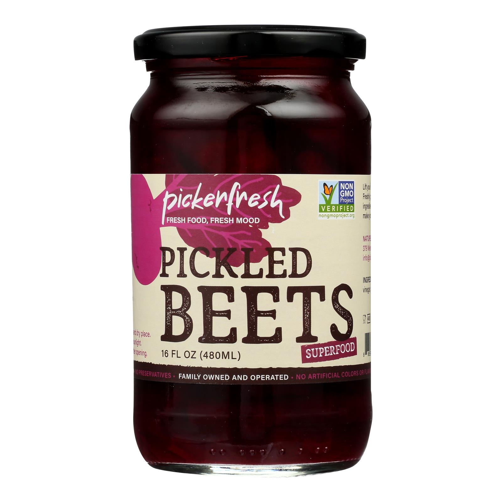 Pickerfresh - Beets Pickled - Case Of 6-16 Oz - GreatEagleInc