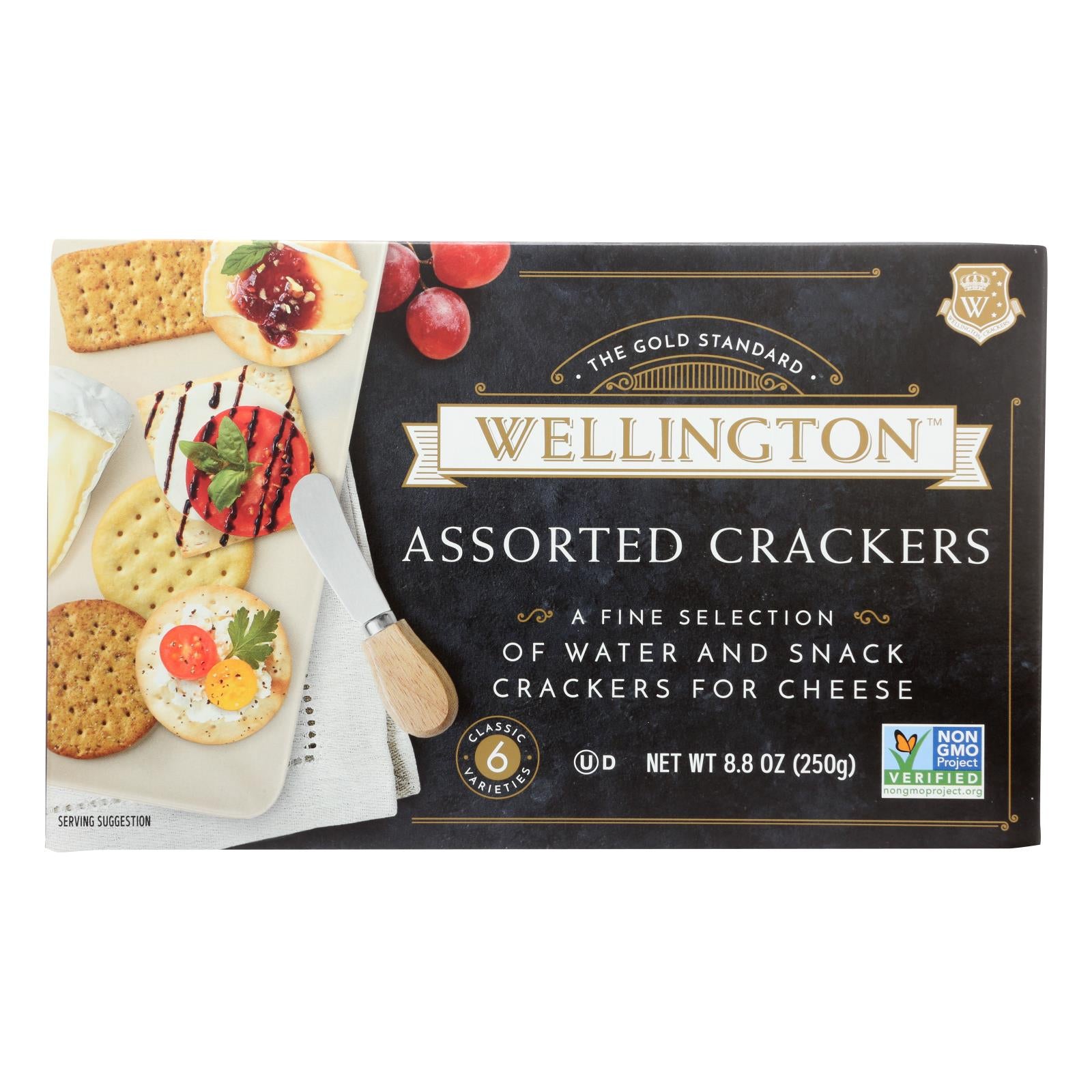 Wellington Cracker Assortment  - Case Of 12 - 8.8 Oz - GreatEagleInc