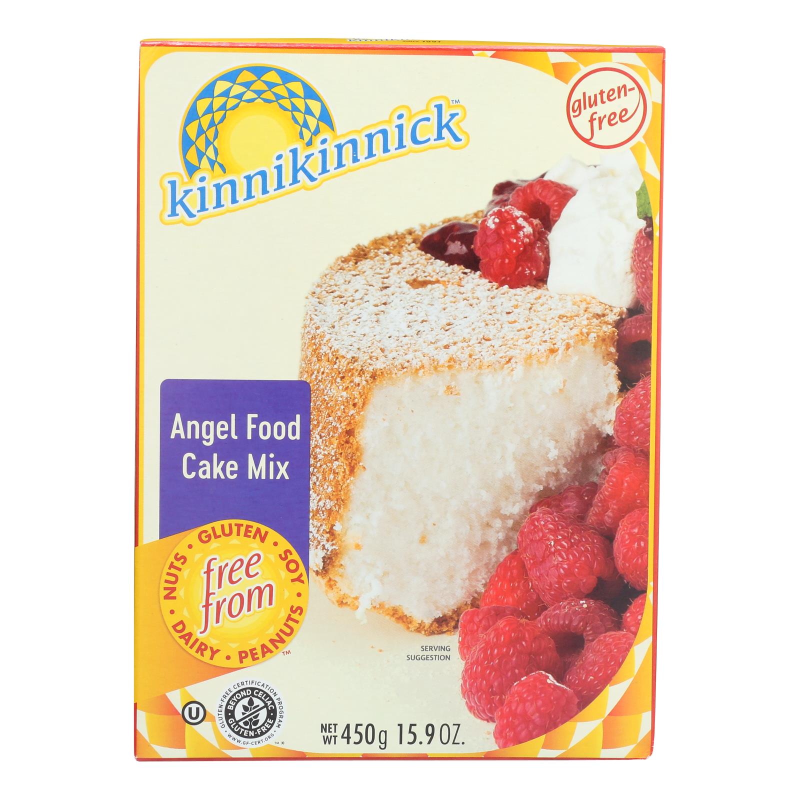 Kinnikinnick Angel Food Cake Mix - Case Of 6 - 16 Oz. - GreatEagleInc