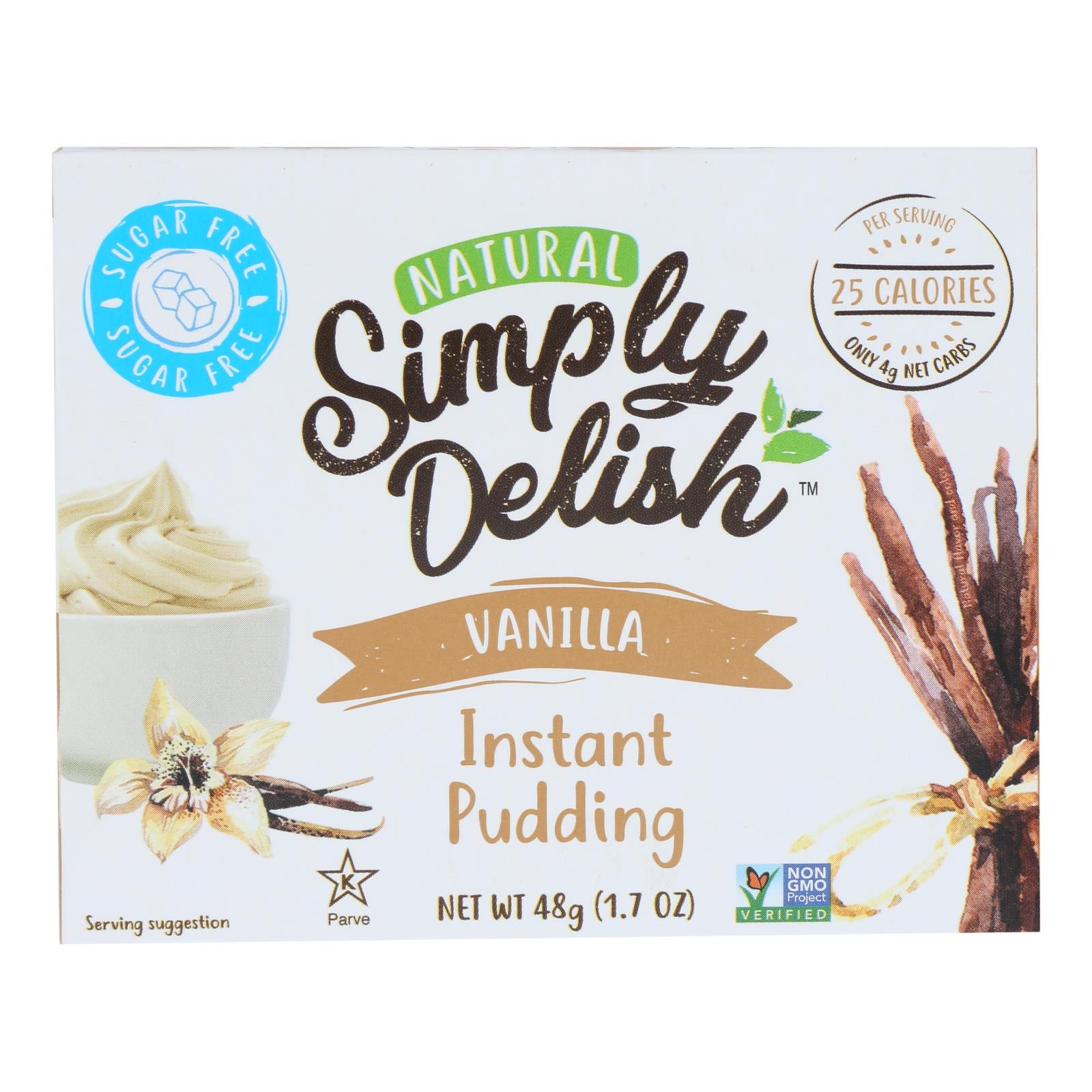 Simply Delish Pudding Mix - Vanilla - Case Of 6 - 1.7 Oz - GreatEagleInc